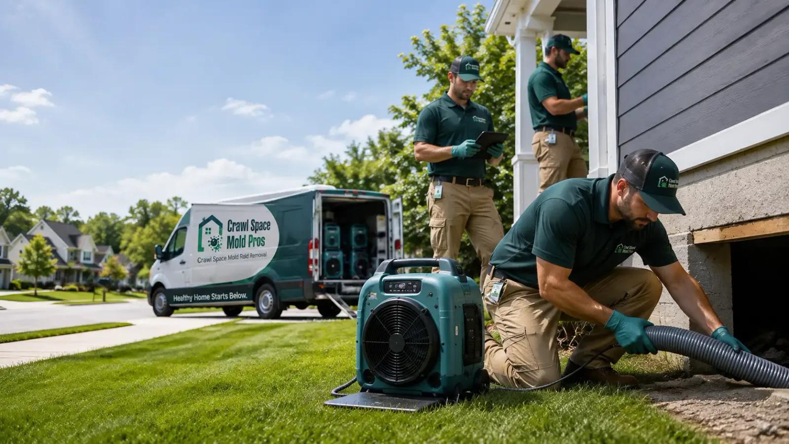 Crawl Space Mold Removal in Nelson, VA